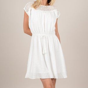 White Boho Dress